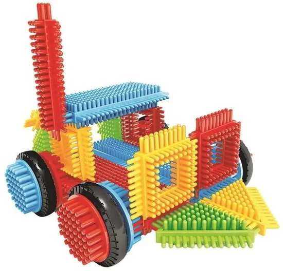 Miniland Zabawki Edukacyjne Pegy Bricks - riedantis pasivažinėjimas