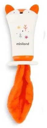 Miniland Adorable Moments Švelnus lapės formos barškutis – žavingos akimirkos