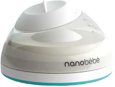 Nanobébé maitinimo buteliukai kūdikiams, 150 ml, 3 vnt., pilkas