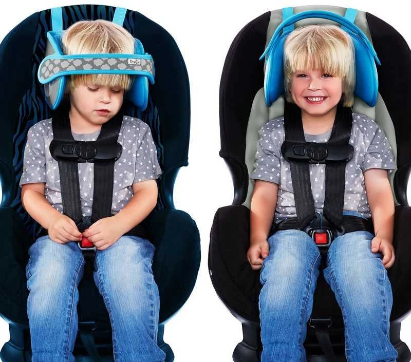 NapUp Mėlyna galvos juostelė automobilinėje kėdutėje