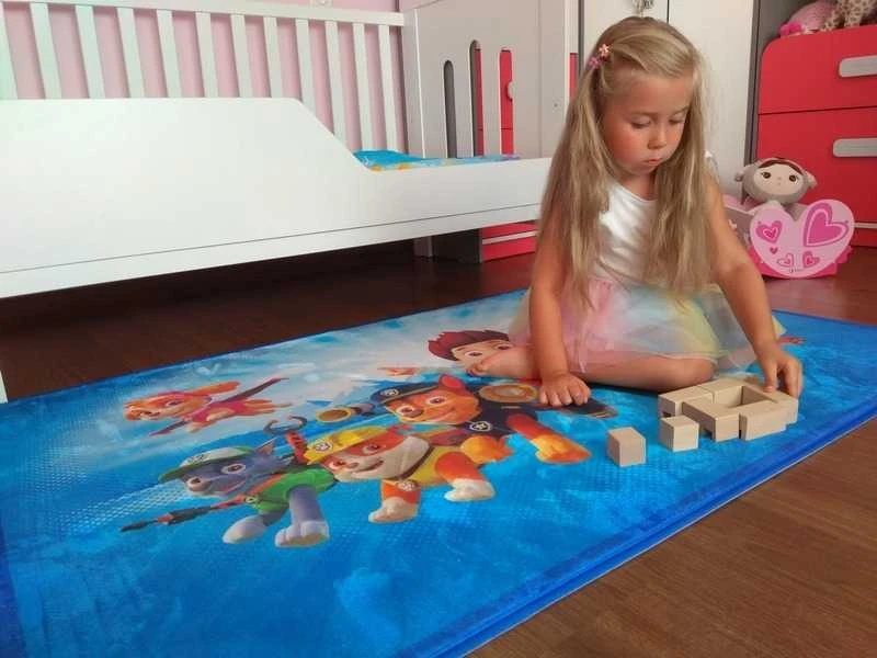 Nickelodeon Dywany Achoka Kilimėlis vaikams itin minkštas 100x150 Paw Patrol