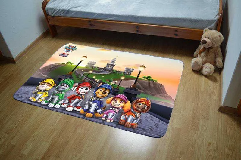 Nickelodeon Dywany Itin minkštas kilimas 100x150 cm - Letenų patrulio pilis