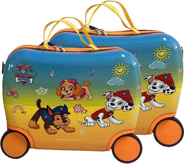 Kelioninis lagaminas su ratukais Nickelodeon Paw Patrol (Šunyčiai patruliai), Geltonas