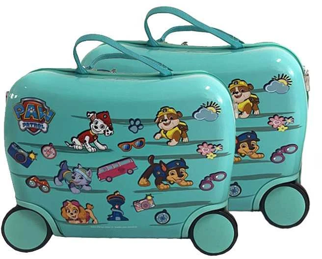 Nickelodeon PAW Patrol kelioninis lagaminas su ratukais vaikams | Turkio spalvos