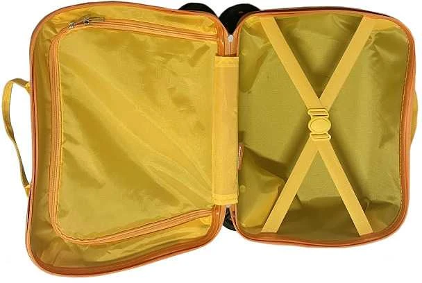 Kelioninis lagaminas su ratukais Nickelodeon Paw Patrol (Šunyčiai patruliai), Geltonas