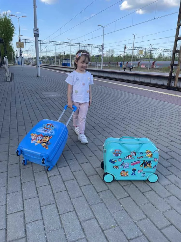 Nickelodeon PAW Patrol kelioninis lagaminas su ratukais vaikams | Turkio spalvos