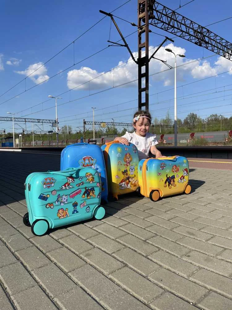 Nickelodeon PAW Patrol kelioninis lagaminas su ratukais vaikams | Turkio spalvos