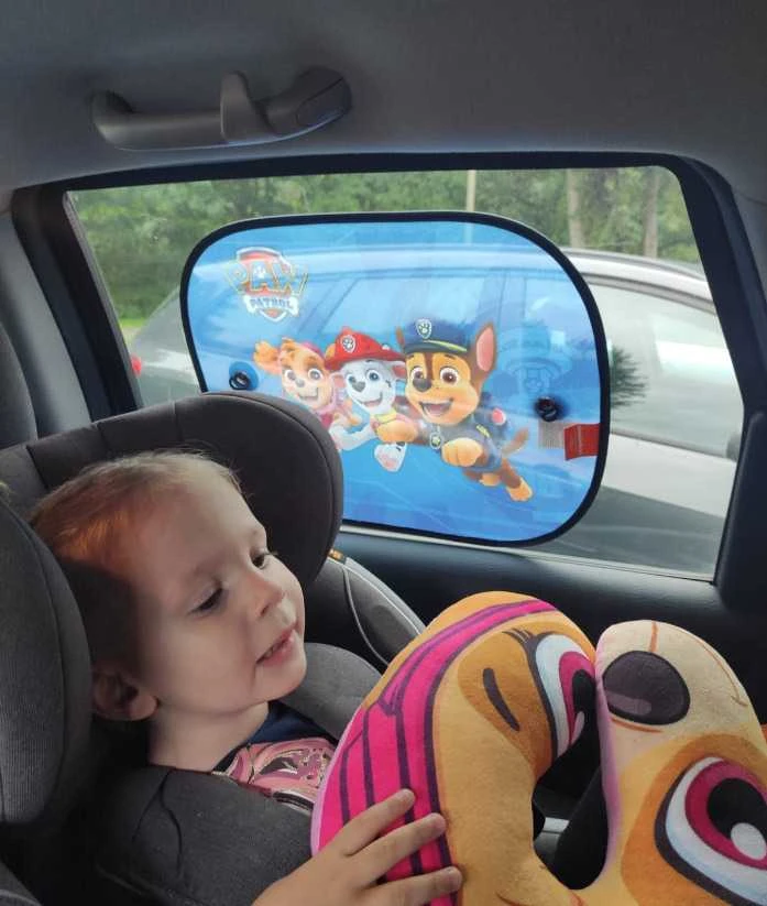 Paw Patrol saulės skydelis automobilio lange