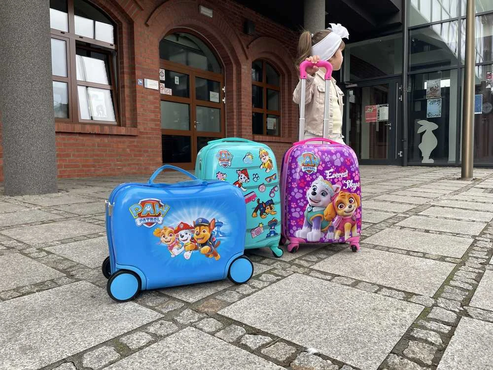 Kelioninis Nickelodeon Paw Patrol ant ratų - rožinė duża