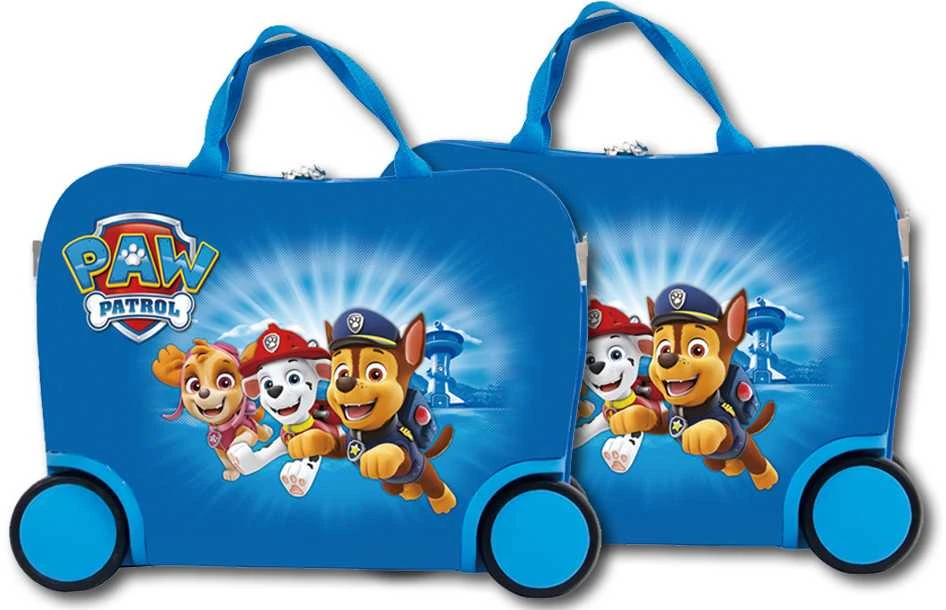 Nickelodeon PAW Patrol kelioninis lagaminas su ratukais vaikams | Mėlynas