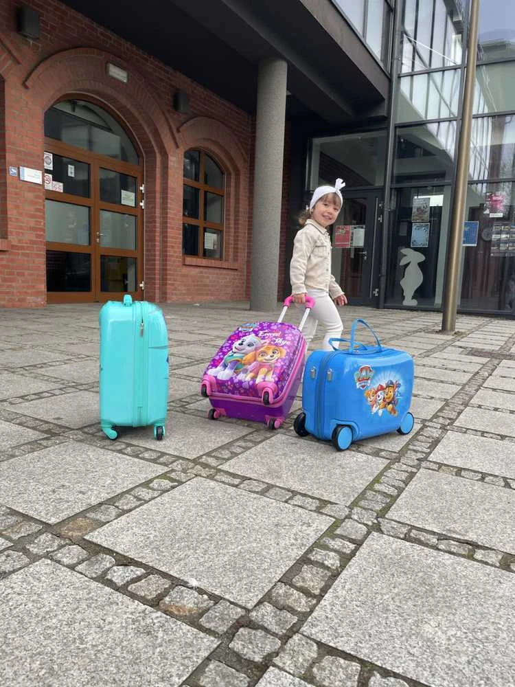 Nickelodeon PAW Patrol kelioninis lagaminas su ratukais vaikams | Mėlynas
