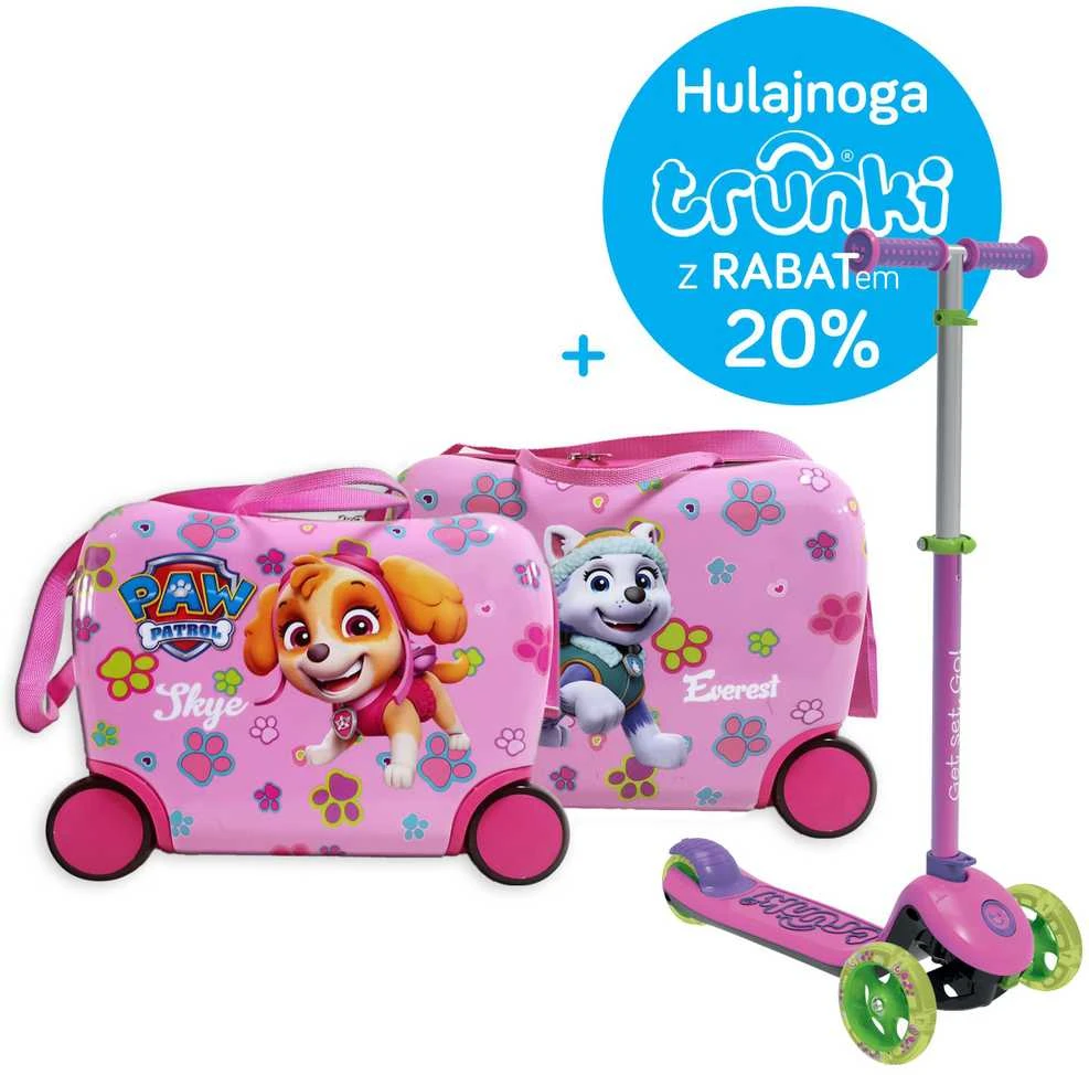 Kelioninis Nickelodeon Psi Patrol - rožinė mała