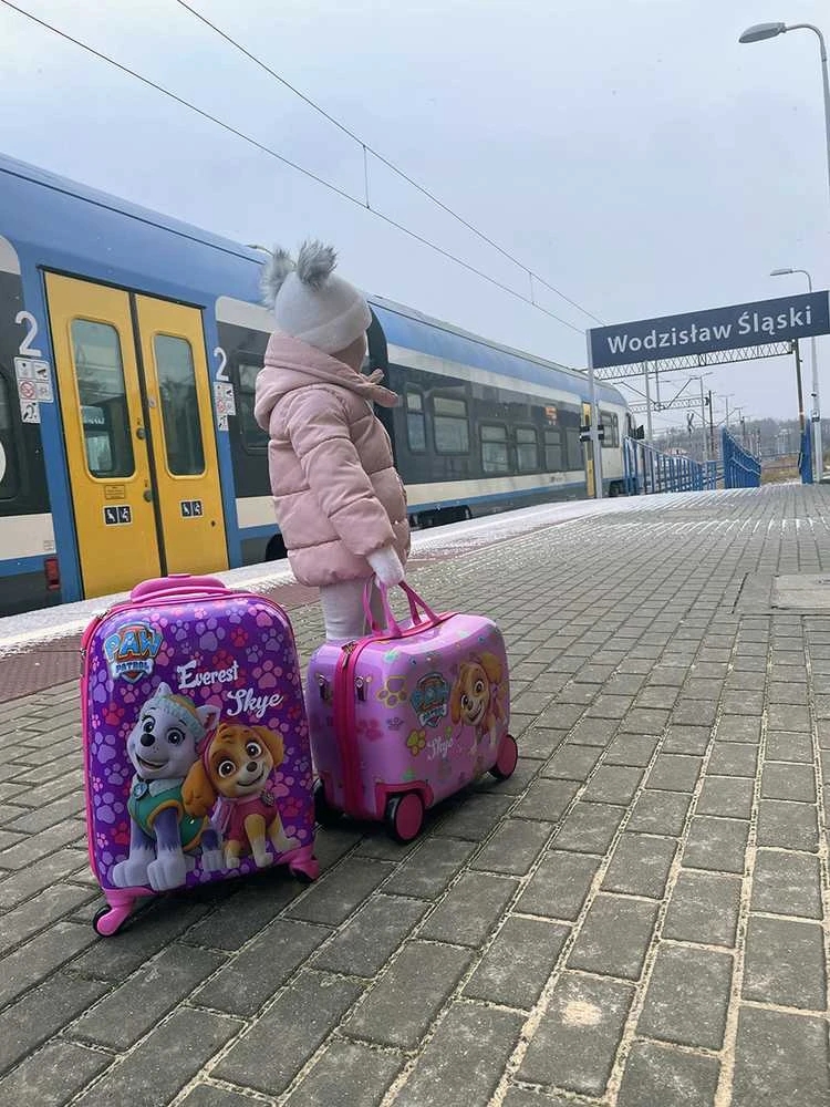 Kelioninis Nickelodeon Psi Patrol - rožinė mała