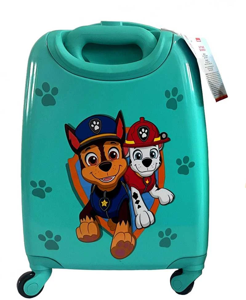 Nickelodeon PAW Patrol kelioninis lagaminas su ratukais vaikams | Turkio spalvos