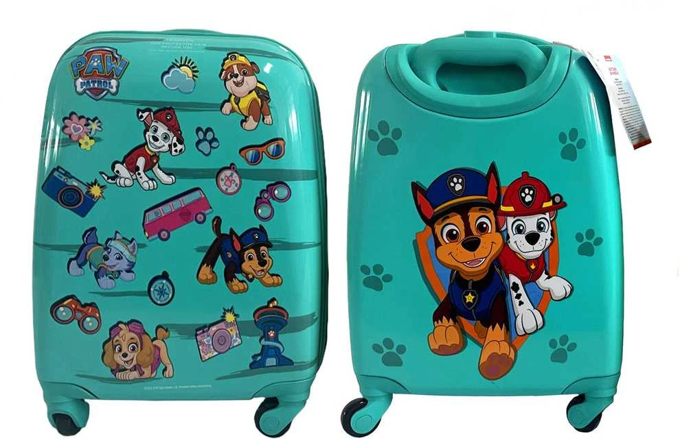 Nickelodeon PAW Patrol kelioninis lagaminas su ratukais vaikams | Turkio spalvos