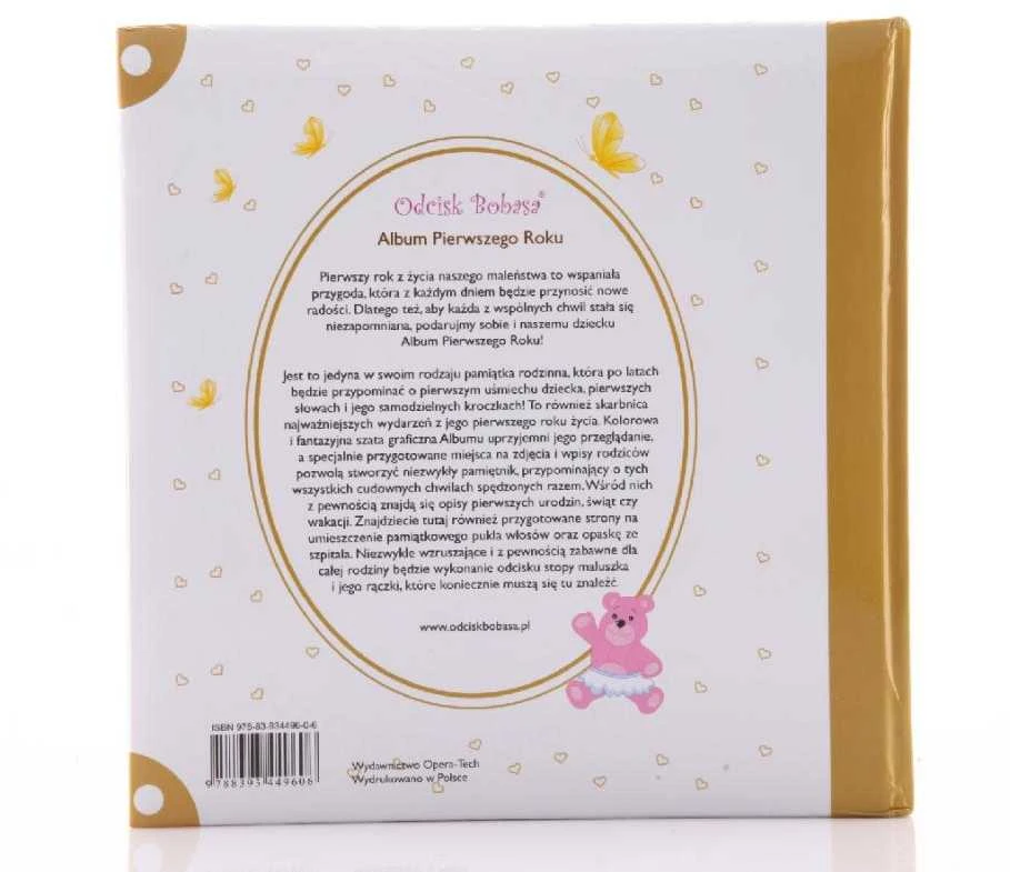 Odcisk Bobasa Opera-Tech Baby Print – pirmųjų metų albumas (OB-000003)