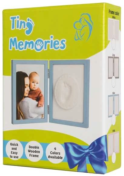 Nuotraukų rėmelis Odcisk Bobasa Ramka Opera-Tech Tiny Memories Ramka su Glinką - Baltas