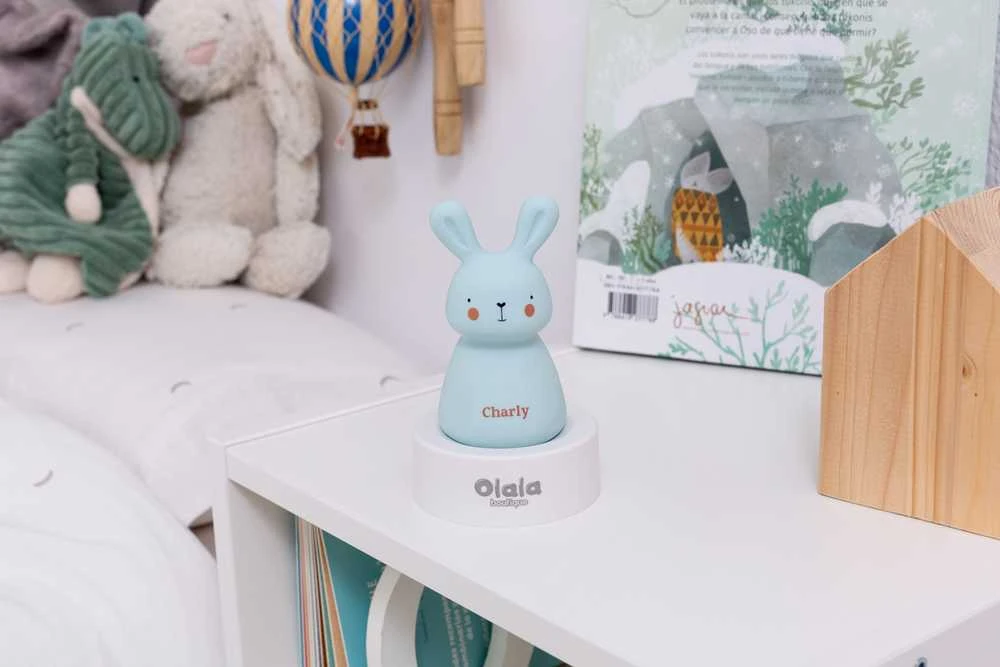 Olala Boutique Olala LED Naktinė Lempa - Kiškis Charly, Mėlyna