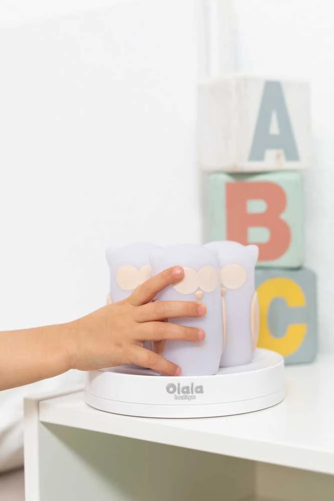 Olala Boutique 3 LED lovos lempų rinkinys „Olala“ - pelėda, lengvas kelias