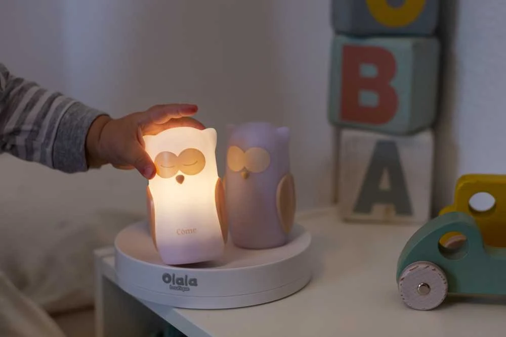 Olala Boutique 3 LED lovos lempų rinkinys „Olala“ - pelėda, lengvas kelias