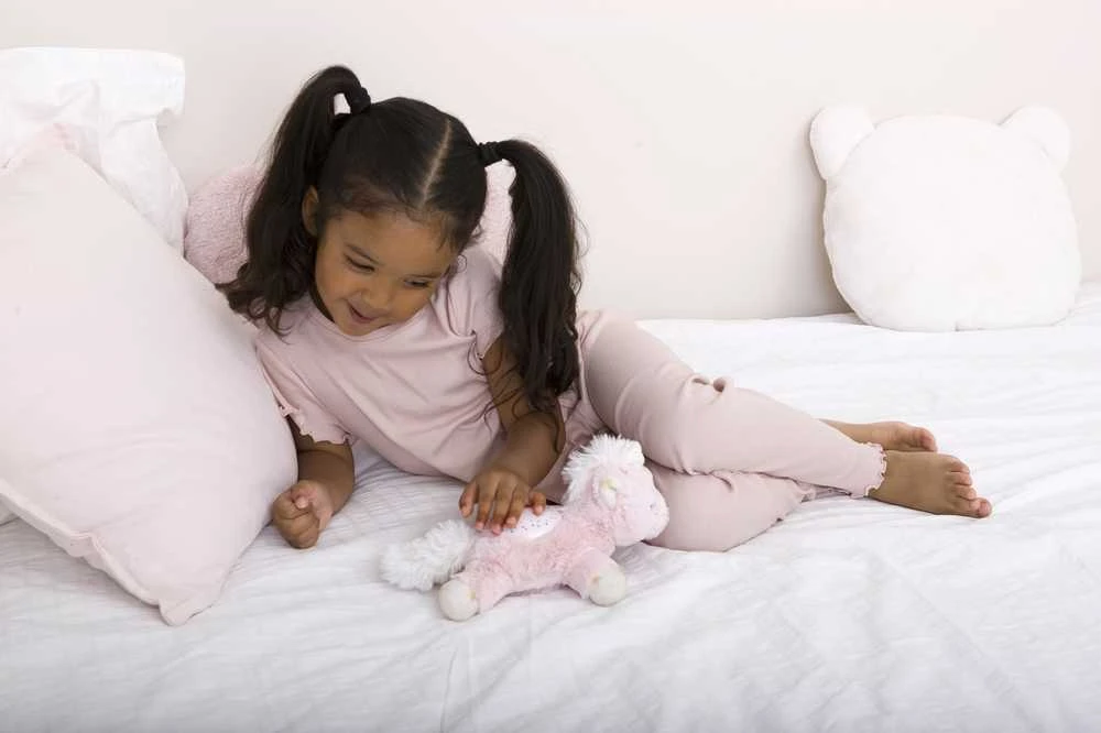 Interaktyvus žaislas Cloud B Dream Buddies vienaragis Ella, šviesiai rožinės spalvos