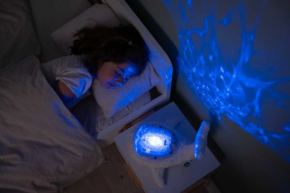Projektorius su pozytywką - Wieloryb balta ECO - Cloud b® Tranquil Whale™