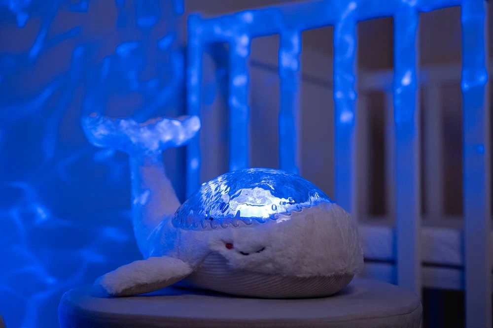 Projektorius su pozytywką - Wieloryb balta ECO - Cloud b® Tranquil Whale™