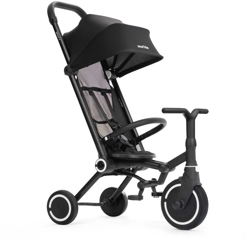 Smartrike Dviratukas su funkcija wózka - Wind PLUS - juodas / juoda