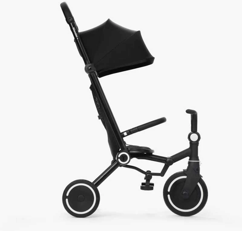 Smartrike Dviratukas su funkcija wózka - Wonder PLUS - juodas / juoda