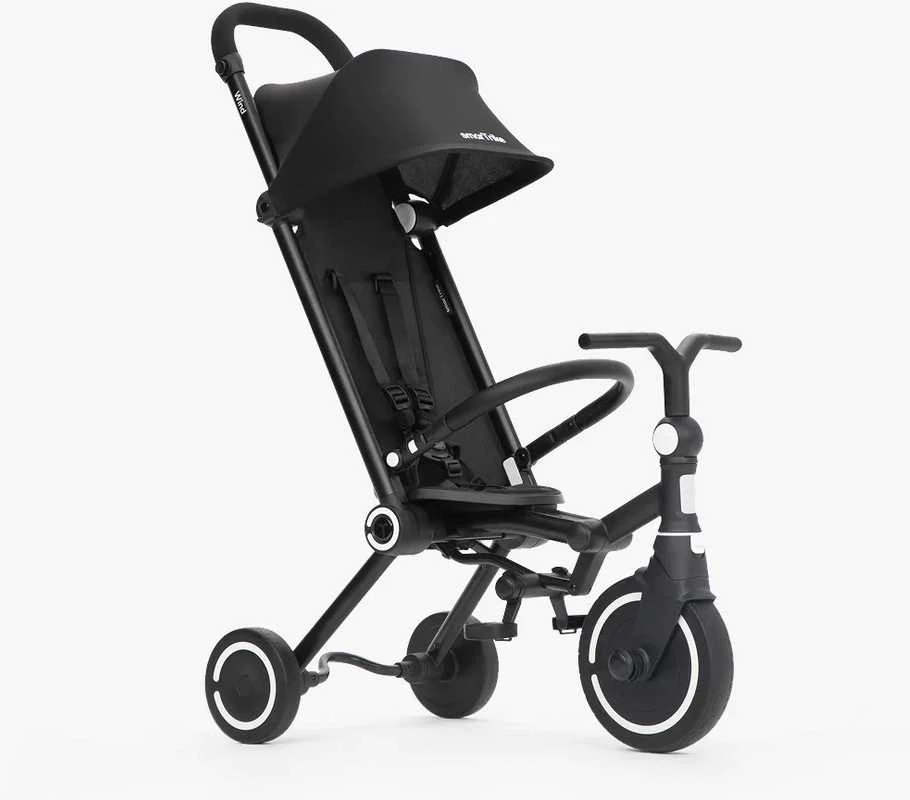 Smartrike Dviratukas su funkcija wózka - Wind - juodas / juoda