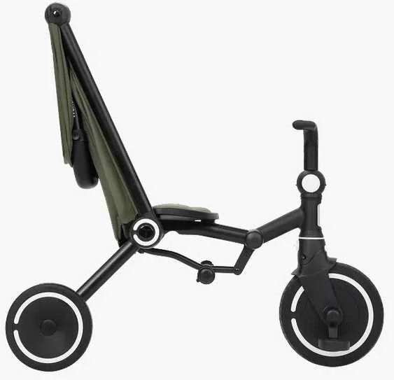Smartrike Dviratis su vežimėlio funkcija - Wonder MAX - šalavijų spalvos
