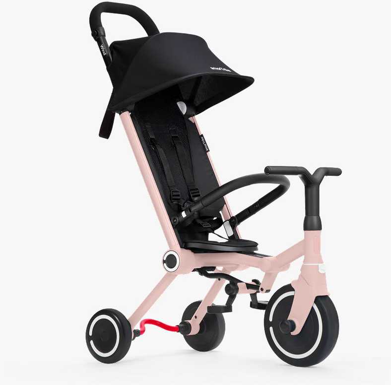 Smartrike Dviratukas su funkcija wózka - Wind - blush / rožinė