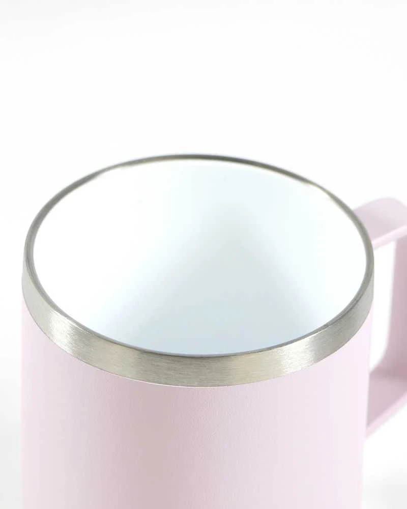 Nezatříděno Runbott Mug „Runbott“ puodelis, 400 ml – rausvos spalvos