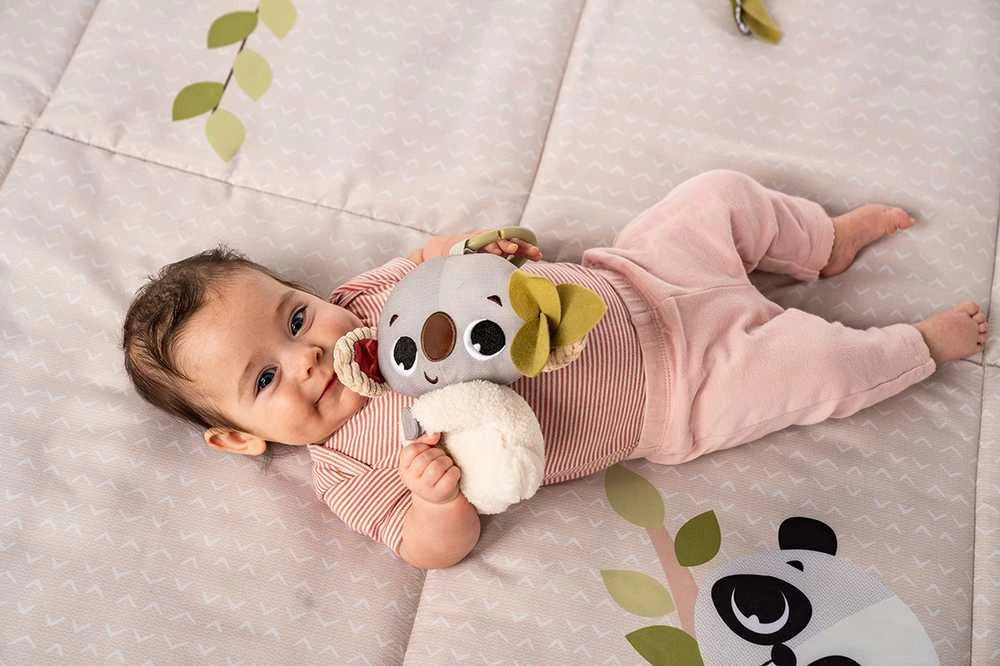 Tiny Love Minkštas žaislas Barškantis koalos pakabukas kūdikiams