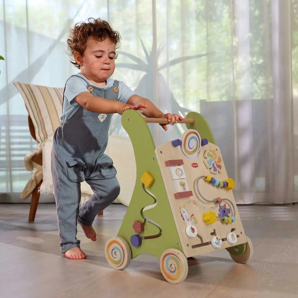 Tiny Love Medinis edukacinis 2 viename vaikštynė-stūmiklis - Gimęs vakarėliams