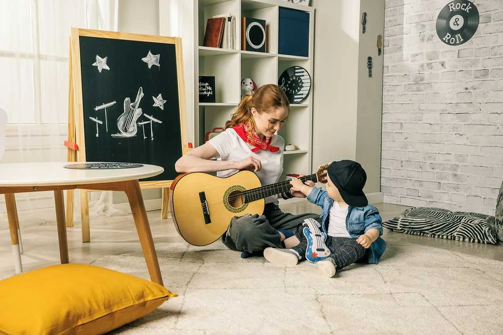 Tiny Love muzikinė gitara tiny rockers