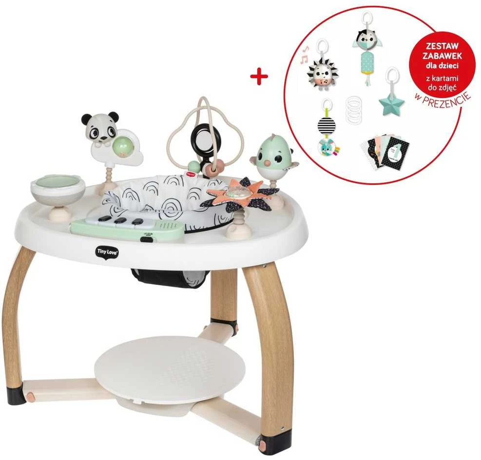 Tiny Love Décor stacionarus veiklos centras 5in1 juoda-balta