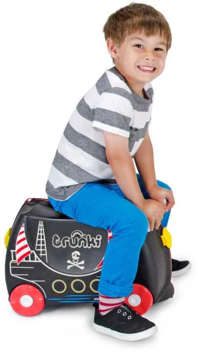 Trunki kelioninis lagaminas su ratukais vaikams | Piratas Pedro