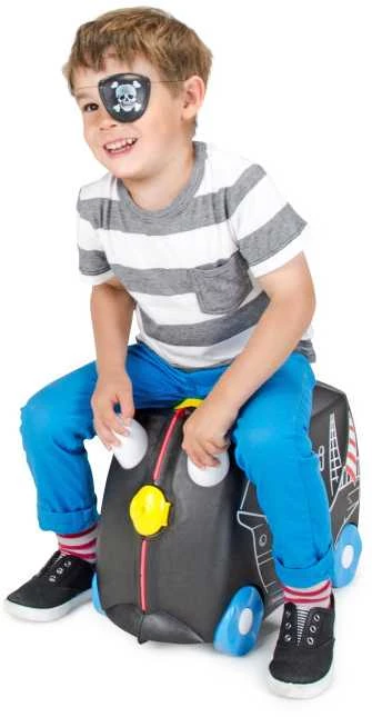 Trunki kelioninis lagaminas su ratukais vaikams | Piratas Pedro