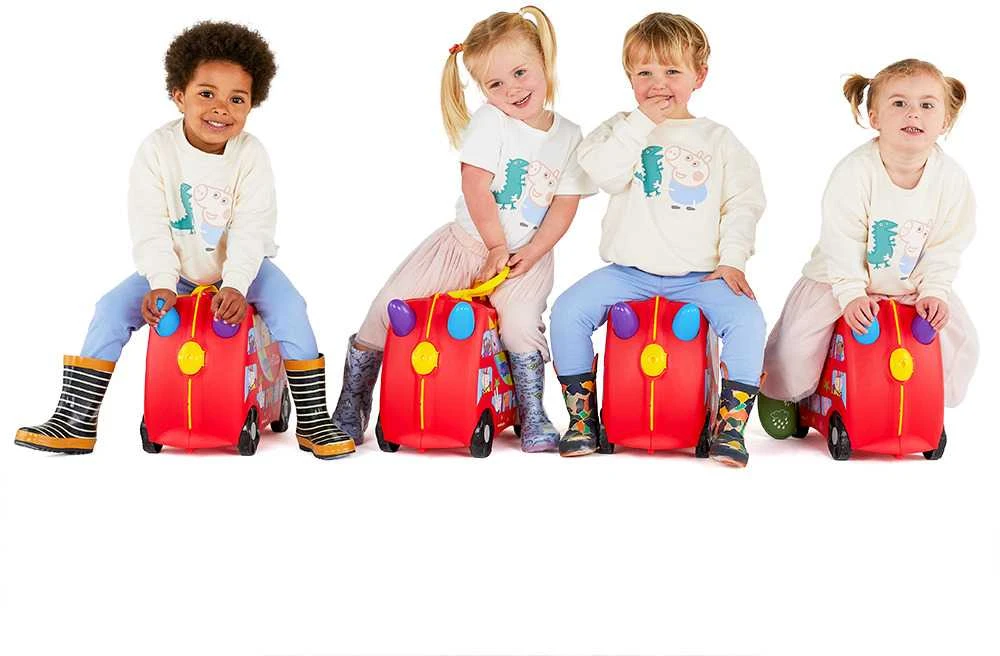 Vaikiškas lagaminas Trunki Peppa raudonas, TRU-0064