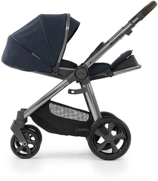 BabyStyle Oyster 3 stilingas vaikiškas vežimėlis | tamsiai mėlynos spalvos "Twilight"