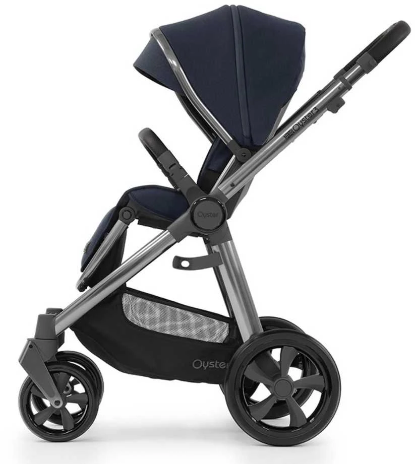 BabyStyle Oyster 3 stilingas vaikiškas vežimėlis | tamsiai mėlynos spalvos "Twilight"
