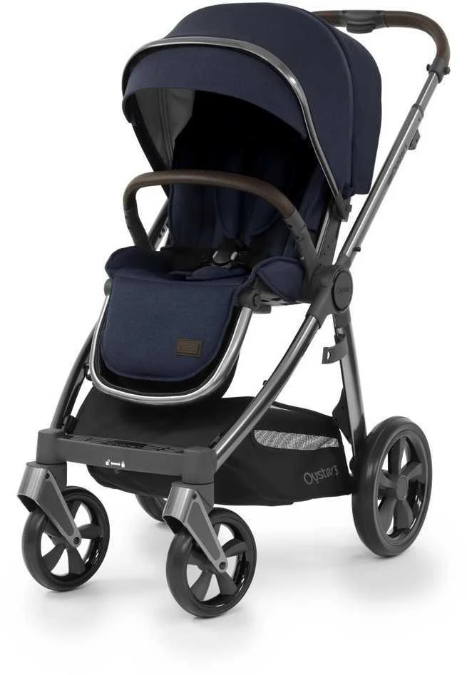 BabyStyle Oyster 3 stilingas vaikiškas vežimėlis | tamsiai mėlynos spalvos "Twilight"