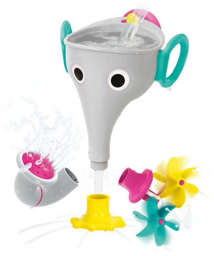 YOOKIDOO 40306 Vonios žaislas dramblys pilkas