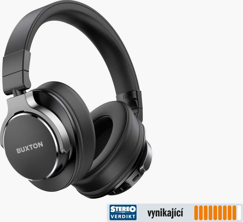 BUXTON BHP 9800 Belaidės ausinės su aktyviu triukšmo mažinimu ANC