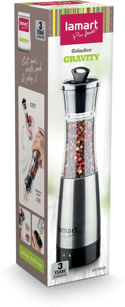 Lamart malūnėlis pipirams/druskai ner.pl/plastikas LT7012