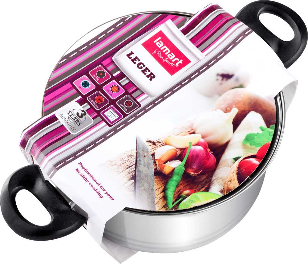 Lamart puodas iš ner.pl.20cm 3,5l
