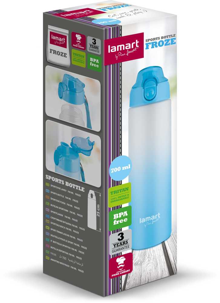 Gertuvė Lamart LT4055 BUTELIS 0,7L MĖLYNAS ŠALDYMAS LAMART