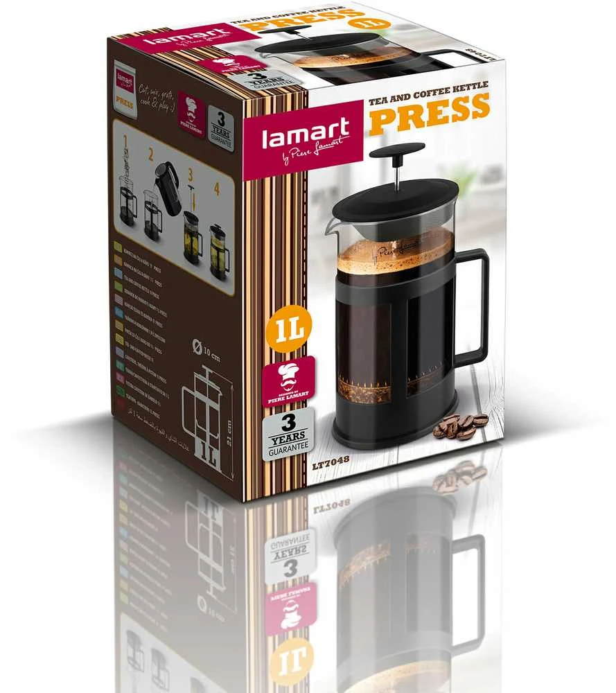 Lamart LT7048 KAVOS APARATAS 1L PRESS LAMART