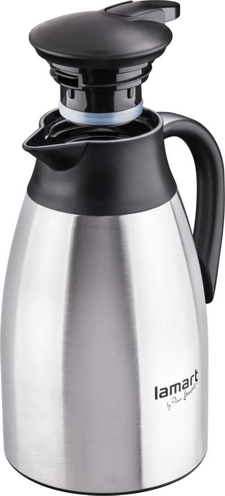 LAMART Table termosas - ąsotis, stiklinis įdėklas, 1.5 l